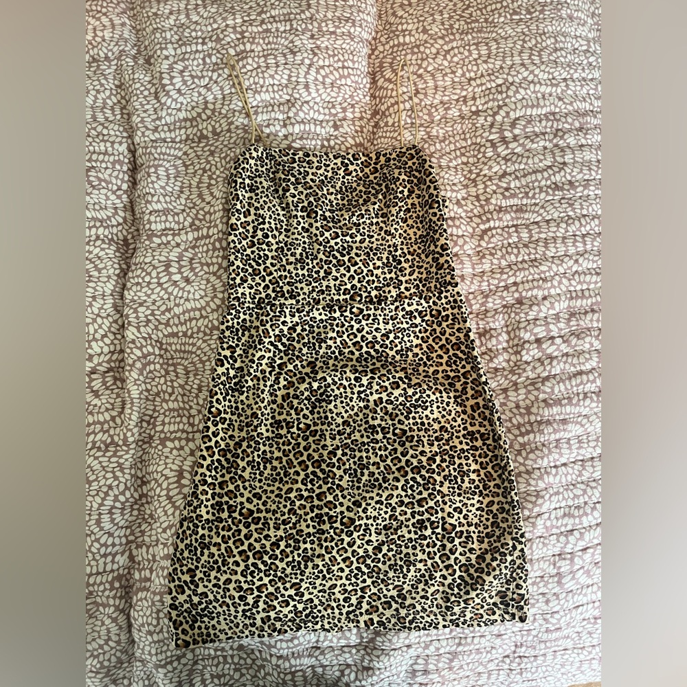 Kendall & Kylie Black and Cream A-Line Mini dress